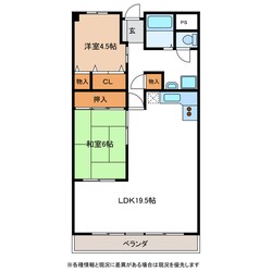 アンファミーユ西小路の物件間取画像